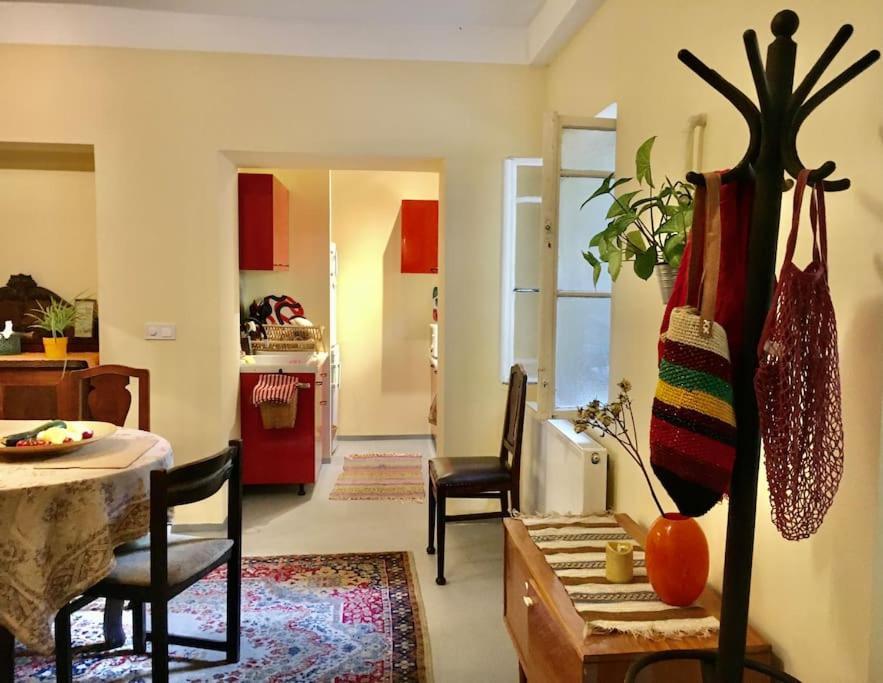 Vintage Studio Apartment, Garden And Free Parking Budapest Luaran gambar